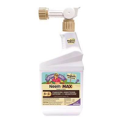 Bonide 2010 Captain Jack Organic Neem Oil Fungicide Insecticide Miticide, 16 oz Spray