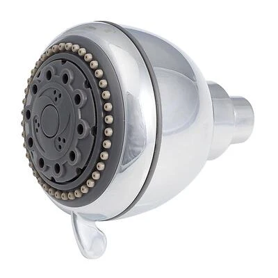 Whedon FP542C Champagne Massage Showerhead, Polished Chrome, 5-Setting, 2 GPM