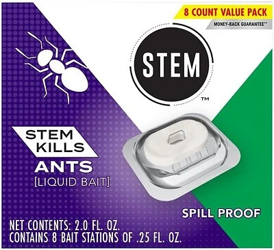 Stem Ant Bait Station, 1 Oz, Spinosad, Odorless