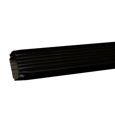 Amerimax 2 In H X 3 In W X 10 Ft L Black Aluminum K-style Downspout