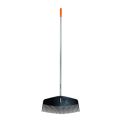 Fiskars 67 In. 29-tine Poly Leaf Rake With Aluminum Handle
