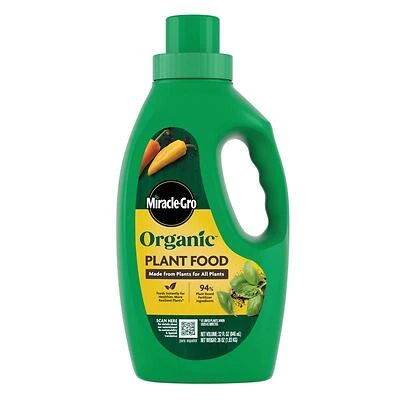 Miracle-Gro 3035810 Organic Liquid Plant Food, All Purpose, 32 Fl. Oz.
