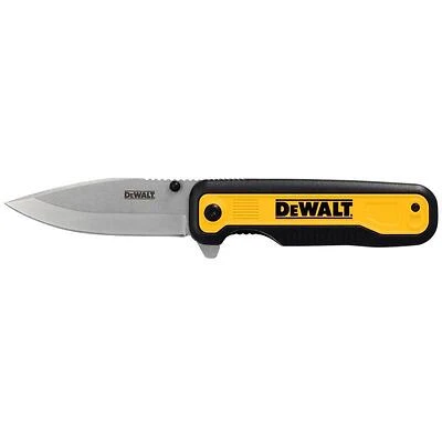 Dewalt 3.3 Inch 7cr Stainless Steel Drop Point Pocket Knife