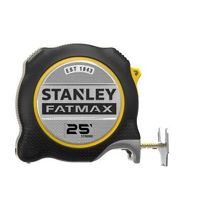 Stanley Fatmax 25 Feet X 1.25 Inches Tape Measure With Belt Clip
