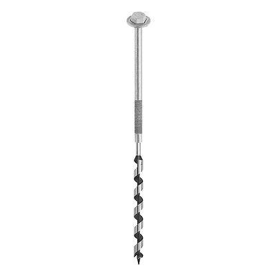 Grk Fasteners Augerbolt 1/2 In X 7 In Galvanized Hex Anchor Bolt 24-count