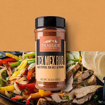 Traeger SPC257 Spicy Tex Mex Fajita BBQ Rub Seasoning, 10.5 Oz