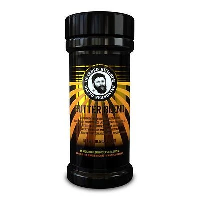 Bearded Butchers BB-4131 Butter Blend Seasoning, 10.5 Oz Shaker Can