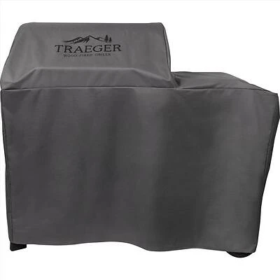 Traeger BAC759 Woodridge Grill Cover, Gray, Heavy-Duty Polyester
