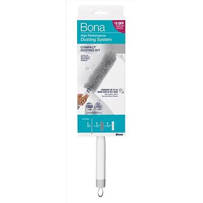 Bona WM710013636 Microfiber Dusting System Kit, Reusable and Disposable Dusters