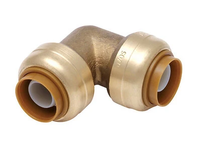 1 x 1 In. Push-Fit Pipe Elbow, Lead Free