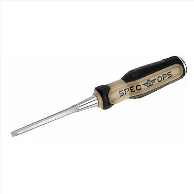 Spec Ops SPEC-C1-14 Beveled Wood Chisel, 1/4 In. W x 4-1/4 In. L, High Carbon Steel