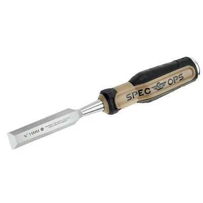 Spec Ops SPEC-C1-34 Wood Chisel, 3/4 In. Beveled Edge, High Carbon Steel