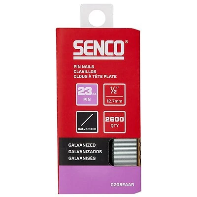 Collated Micro Pin Nails, Headless, 23 Gauge, 1/2 In., 2,600-Ct.
