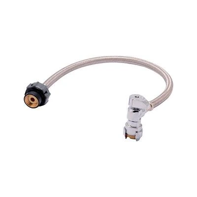 Faucet Connector, Click Seal, 1/2 x 1/2 In.
