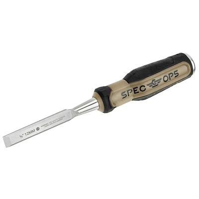 Spec Ops SPEC-C1-12 Wood Chisel, 1/2 In. Beveled Edge, High Carbon Steel