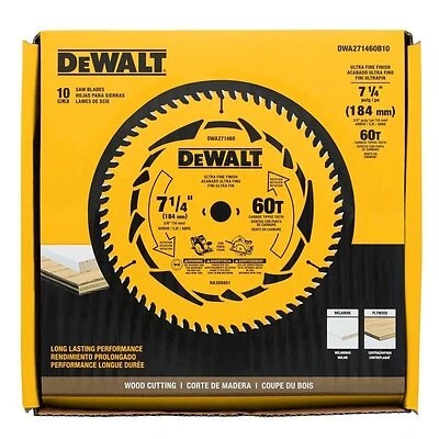 Circular Saw Blade, 60 Tooth, 5/8 In. Arbor, 7-1/4 In.
