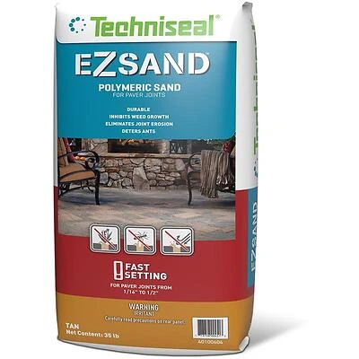 Techniseal 141000099 Ez Sand Tan Polymeric Jointing Sand, 35 Lb Bag