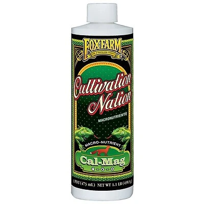 Foxfarm Cultivation Nation Cal-mag Supplement 1 Pint Liquid 4-0-0 Npk