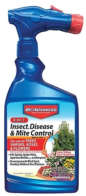 Bioadvanced 3-in-1 32 Oz Ready To Spray Insect, Disease & Mite Control