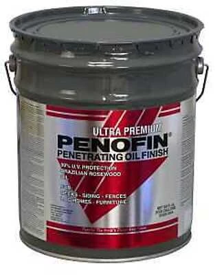 Penofin Red Label Ultra-premium Transparent Wood Stain, Mission Brown, 5 Gallon