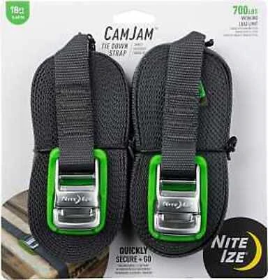 Nite Ize Camjam 18 Ft Tie-down Strap, Zinc Alloy, 700 Lb Load