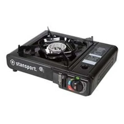 Stansport 186-100 Portable Outdoor Black Butane Stove