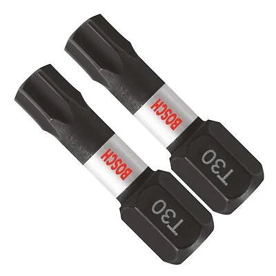 Bosch 1 Inch L Impact Tough Insert Bit Steel 2 Piece Set