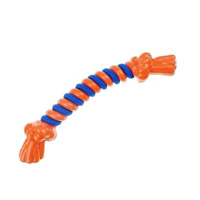 Boss Pet Infinity Large Orange Tpr Rope Bone Dog Toy Zd2068 18 69