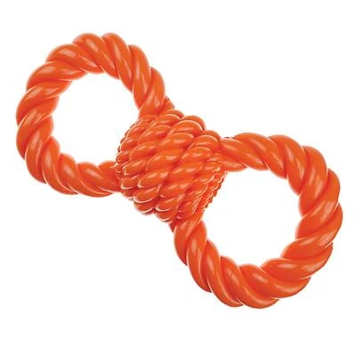 Boss Pet Infinity Tpr Figure 8 Orange Dog Toy, Model Zd2058 69
