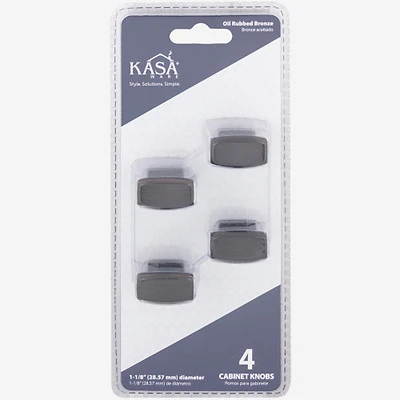 K083borb-4 Cabinet Knob 1-18 In. Oil Rubbed Bronze - Set Of 4