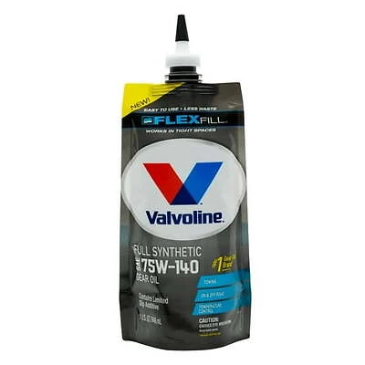 Valvoline Flex Fill Sae 75w-140 Full Synthetic Gear Oil 1 Quart Squeeze Pouch