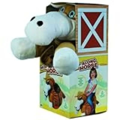 Gener8 Hop Along Horse For Kids, Indoor Use, Astm Certified, Brown Plastic, 1 Seater
