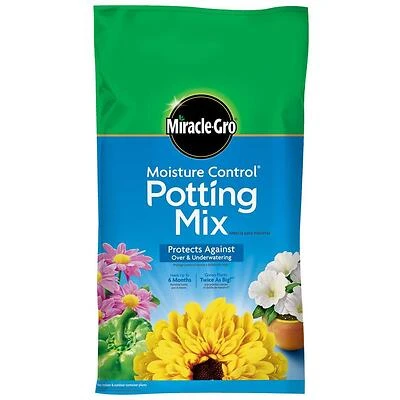 Moisture Control Potting Mix, For Container Plants, 25 qt.