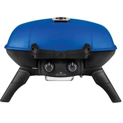 Napoleon Tq285 Travelq 285 Blue Portable Propane Gas Grill 12000 Btu 24 Inch