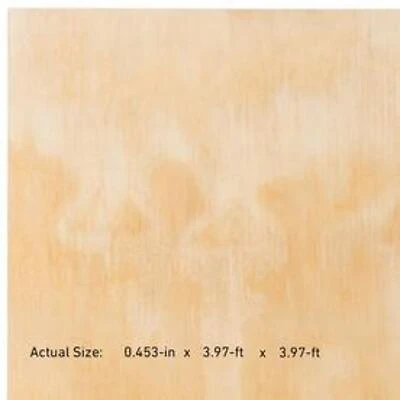 Common Pine Sanded Plywood, 15/32 In. Thick, 4 Ft. X 4 Ft.