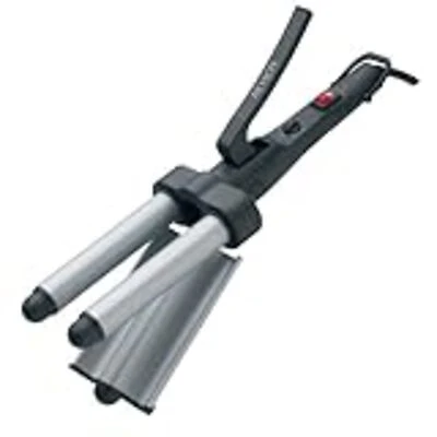 Revlon Perfect Heat Jumbo 3 Barrel Waver For Beachy Waves And Curls