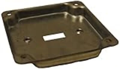 Ammo International 4 in. Square Industrial Cover 1/2 in. Raised - Silver