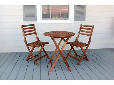 Sequoia Bistro Cafe Set 3 Piece Outdoor Furniture Set