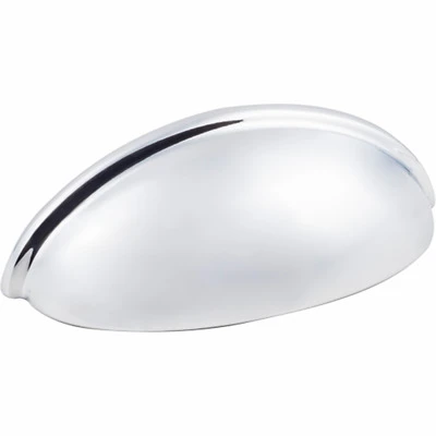 K3833pc-2 Cup Cabinet Pull 3.68 X 3 In. Polished Chrome - Set Of 2