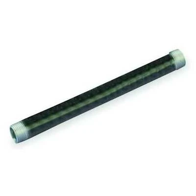 Black Steel Pipe Nipple, 2 In. X 48 In., Threaded, Schedule 40