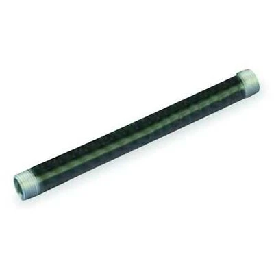 Black Steel Pipe Nipple, 2 In. MNPT x 18 In., Schedule 40