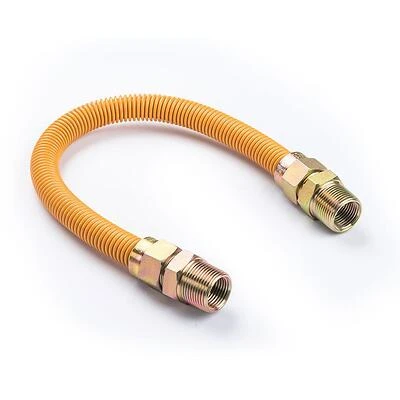 Easyflex 1/2 In. Mip X 1/2 In. Mip X 36 In. Coated Stainless Steel Gas Connector