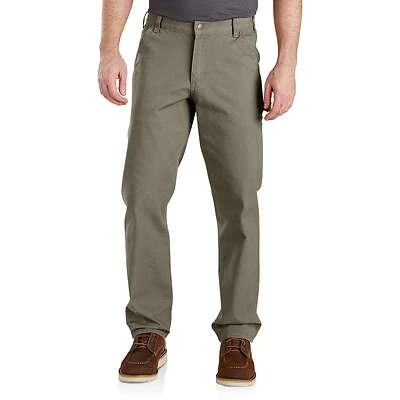 Carhartt Men's Rugged Flex Relaxed Fit Duck Utility Work Pant W40 Desert