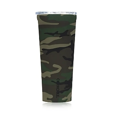 Corkcicle Woodland Camo Stainless Steel Tumbler, 24 Ounce Capacity