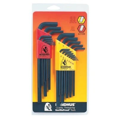 Bondhus 22-piece Inch And Metric Hex L-wrench Combination Set
