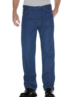 Dickies Men's Regular Straight Fit 5-pocket Denim Jean, Stonewashed Indigo Blue, 30x32