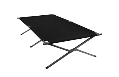 Stansport Base Camp Folding Cot 80" X 30" X 17" - Black