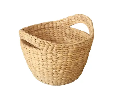 Tapered Water Hyacinth Basket- L
