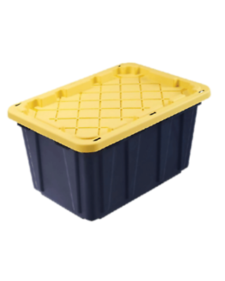 17 Gal Black/Yellow Tote
