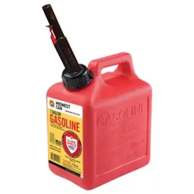Midwest Can 1210 Gas Can, Gas & Oil Mix, 1 Gallon